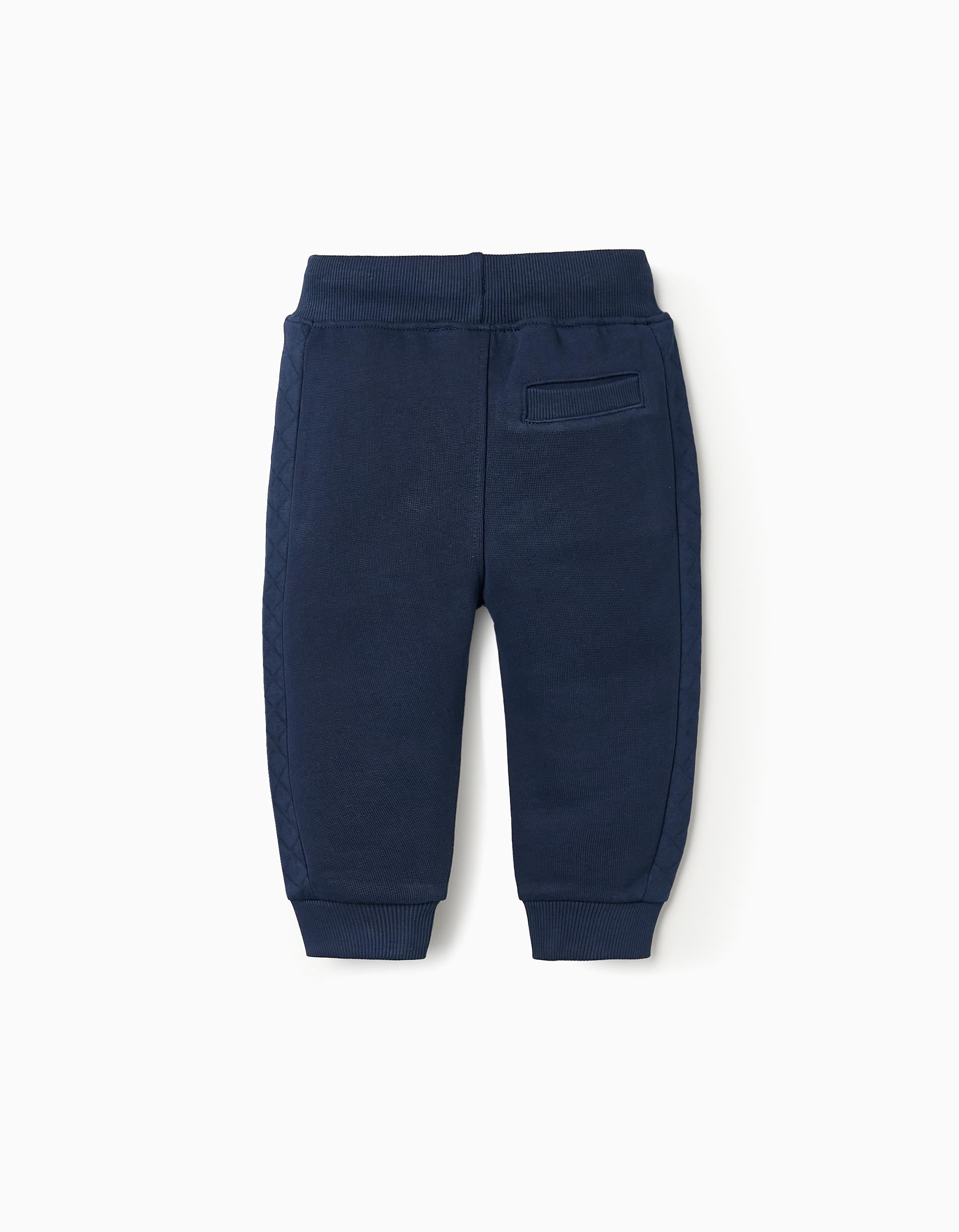 Cotton Joggers for Baby Boys, Dark Blue