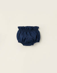 Bloomer avec Broderies pour Nouveau-Née, Bleu Foncé