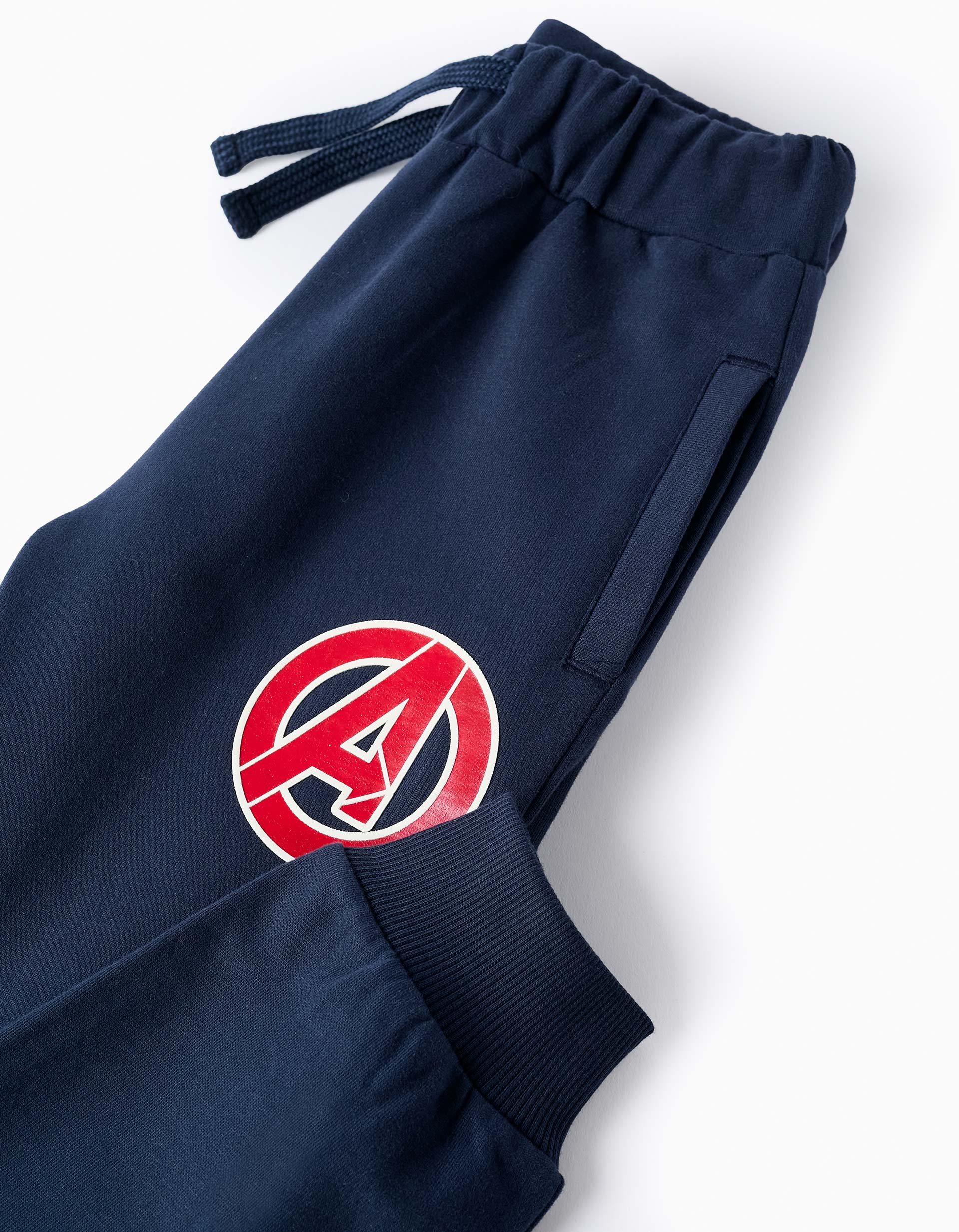 Fleece Joggers for Boys 'Captain America', Dark Blue