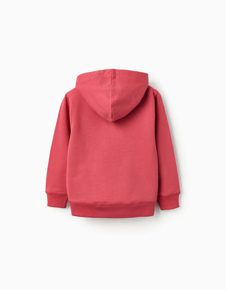 Sweat en Coton à Capuche pour Garçon 'Spider-Man', Rouge