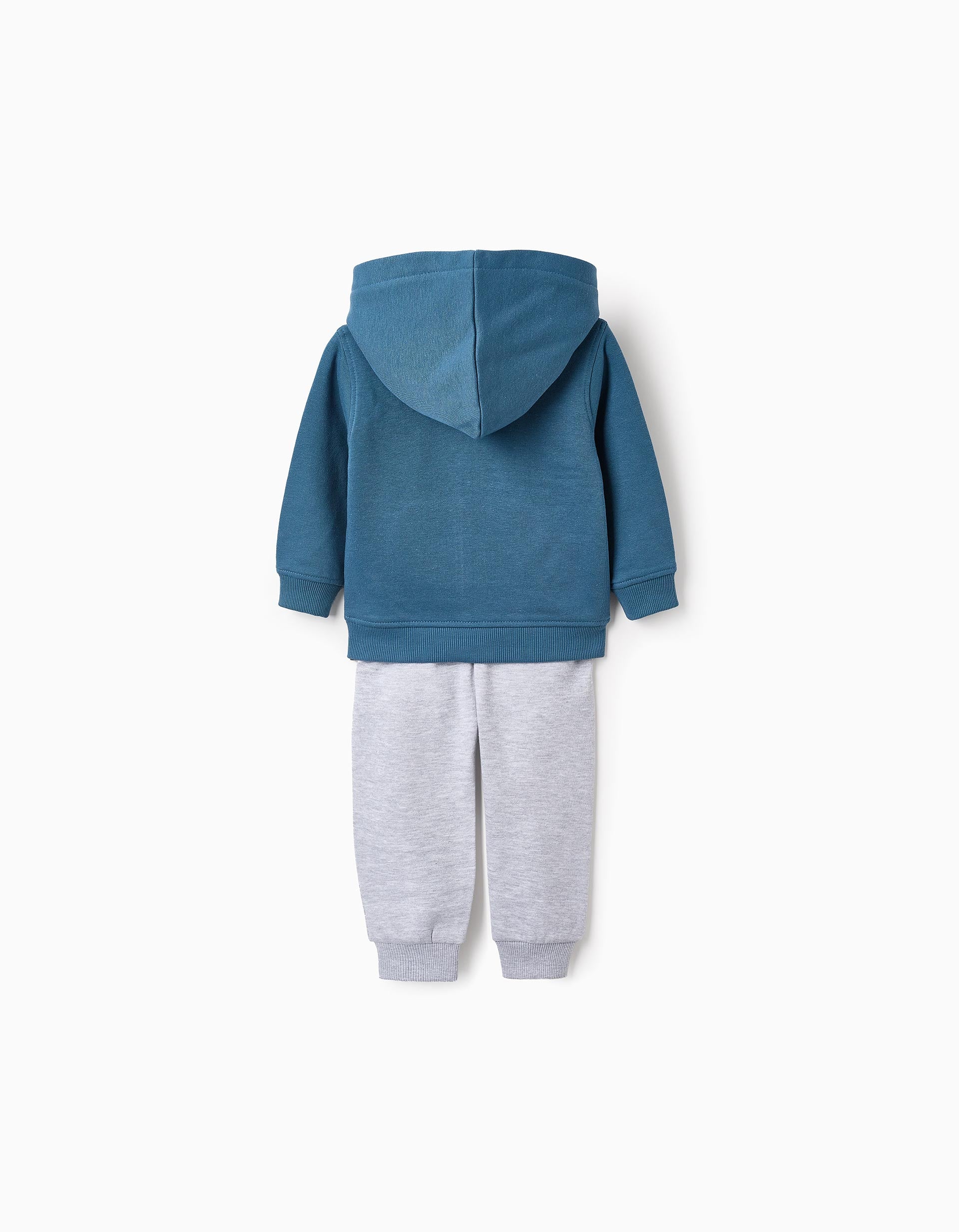 Jacket + Joggers for Baby Boys 'Traffic Signs', Turquoise/Grey