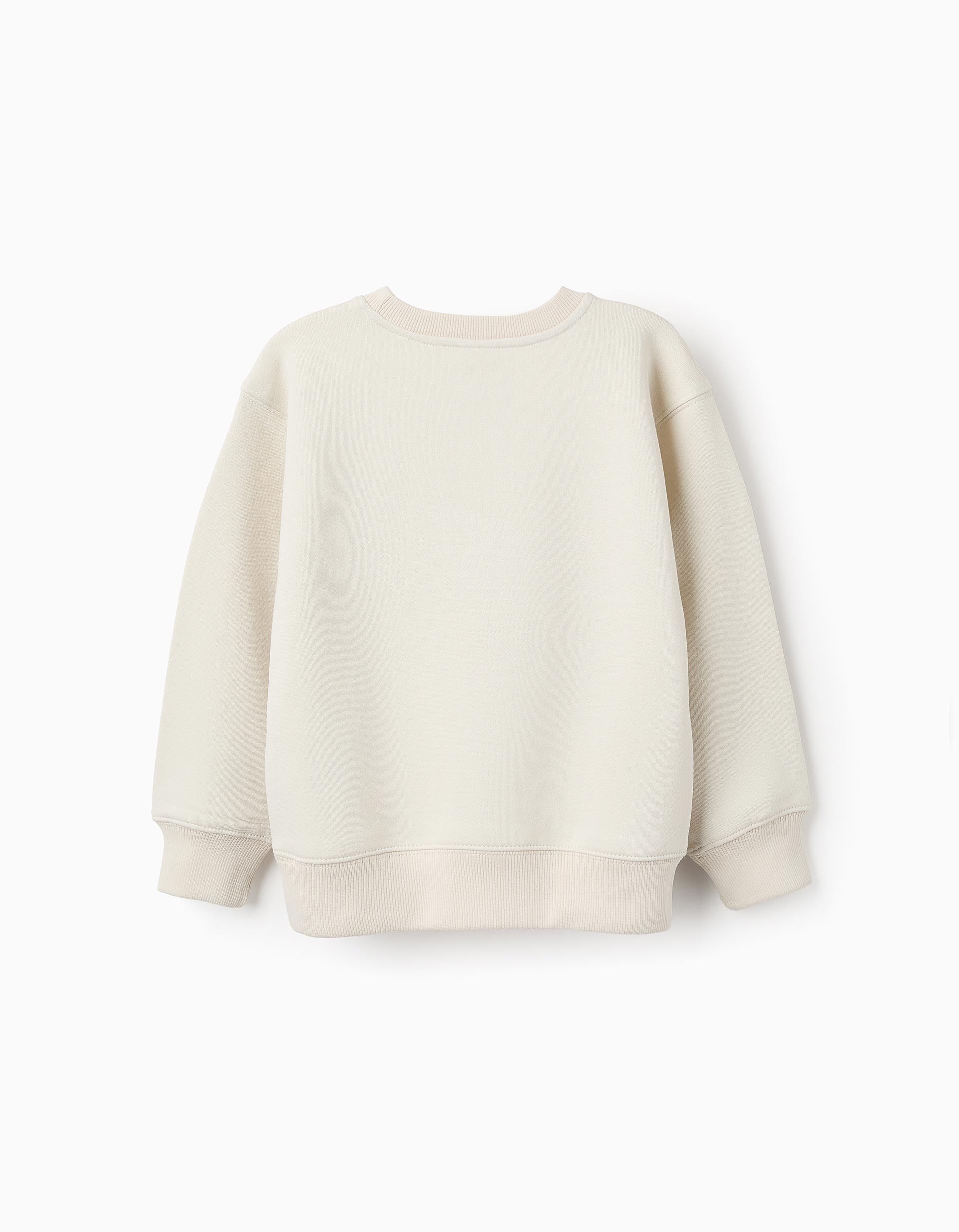 Sweatshirt for Boys 'CreARTive' Sweatshirt, Beige