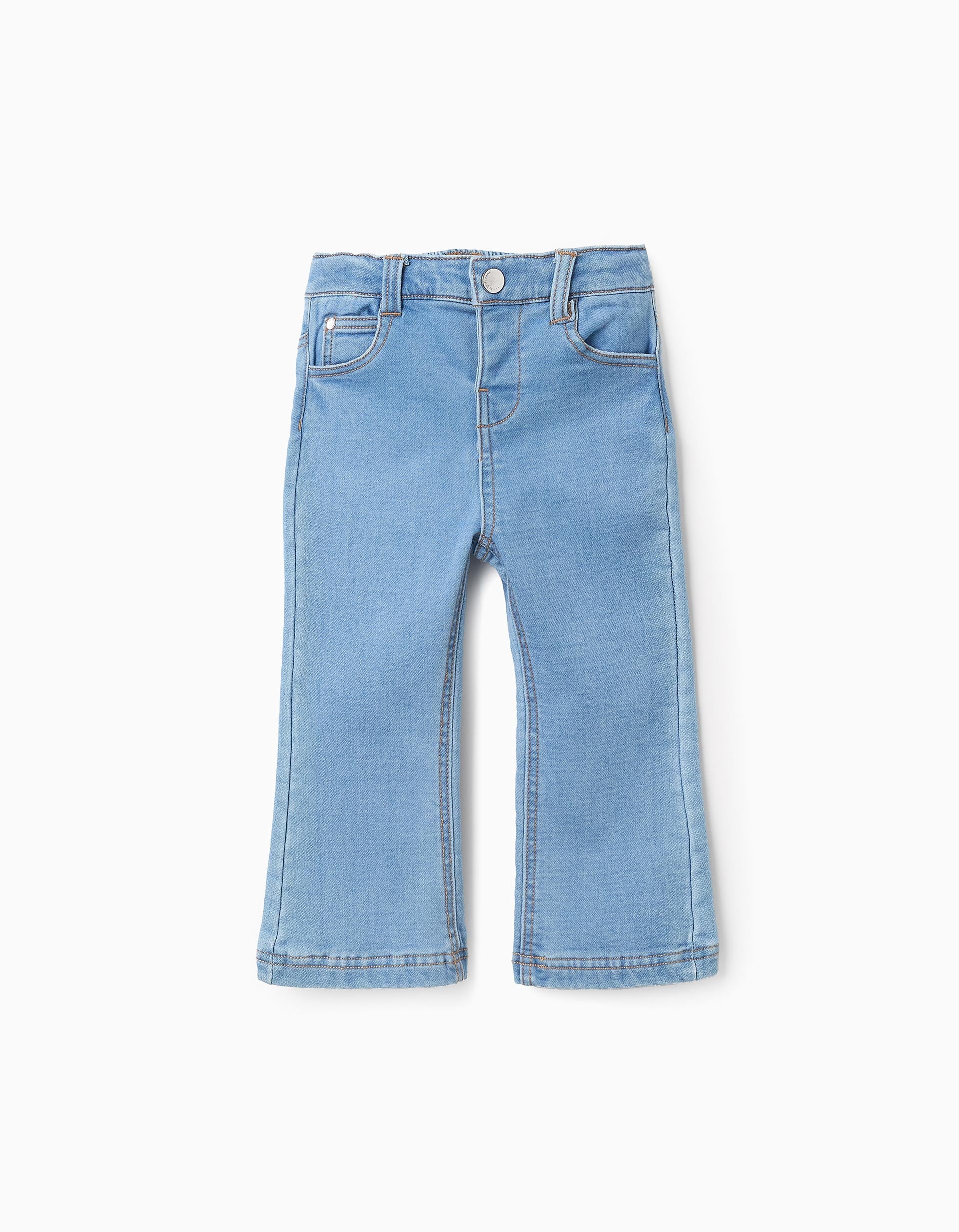 Denim Trousers for Baby Girls 'Flare', Blue