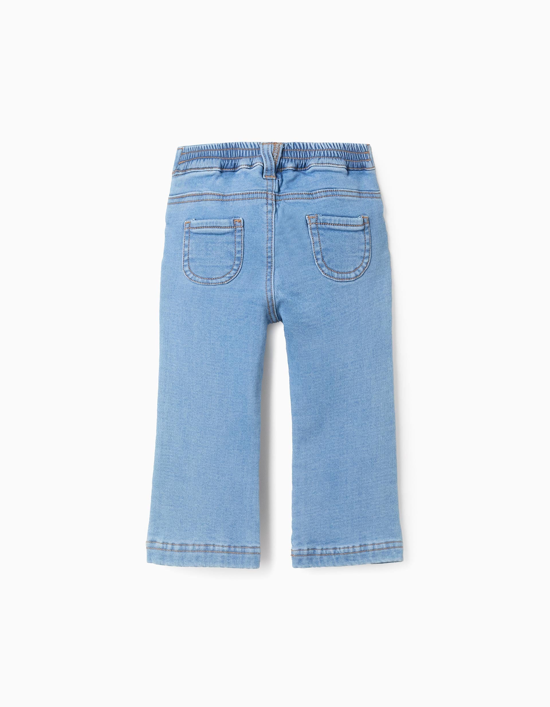 Denim Trousers for Baby Girls 'Flare', Blue