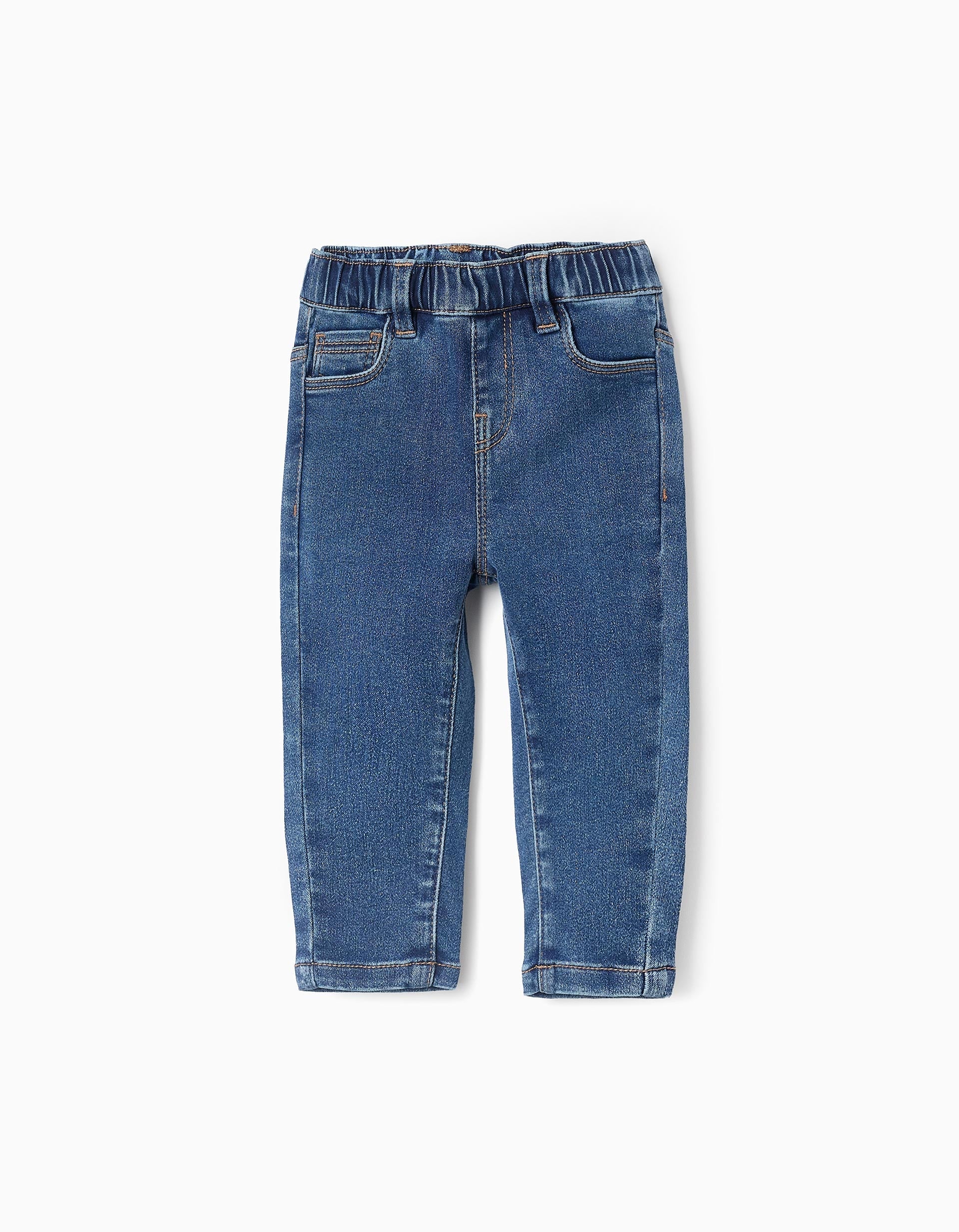 Denim Trousers for Baby Girls, Blue