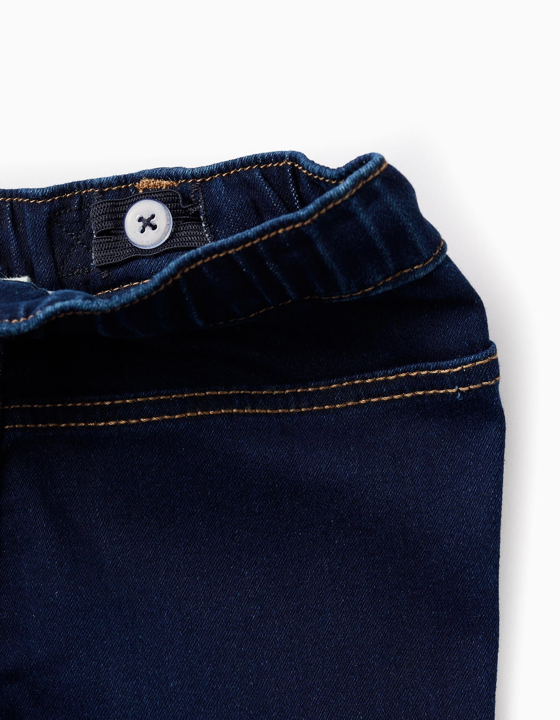 Comfortable Denim Trousers Dark Blue Girl