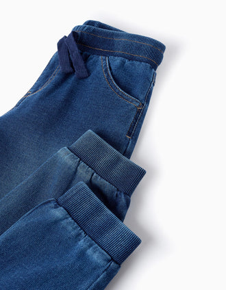 Jean Sportif pour Garçon 'Slim', Bleu