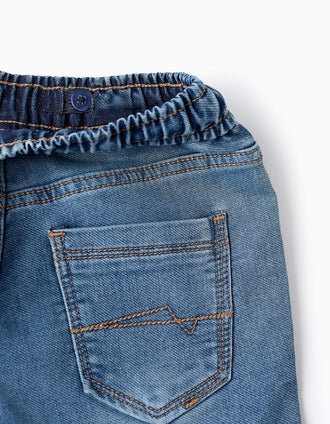 Pantalon de Jogging en Jean pour Garçon, Bleu