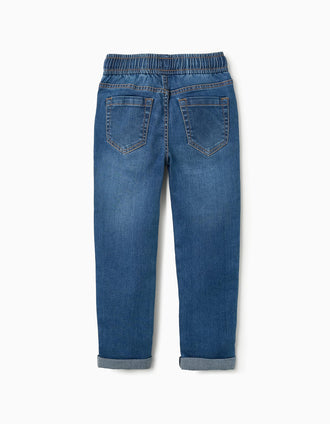 Jean Sportif pour Garçon 'Slim Fit', Bleu
