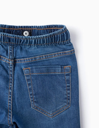 Jean Sportif pour Garçon 'Slim Fit', Bleu
