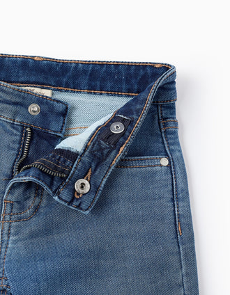 Jean pour Garçon 'Straight Fit', Bleu