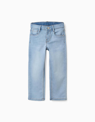 Pantalón Vaquero para Niño 'Straight', Azul Claro