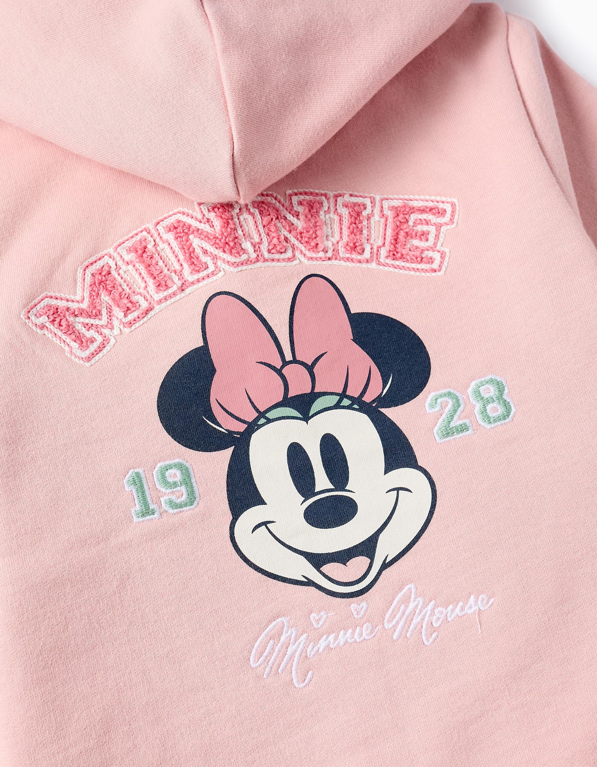 Hooded Jacket for Baby Girls 'Minnie', Pink