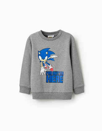 Sudadera para Niño 'Sonic', Gris