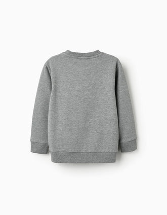 Sweat pour Garçon 'Sonic', Gris