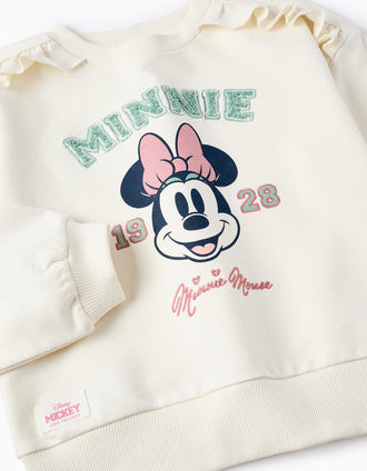 Sudadera de Algodón para Niña 'Minnie', Beige