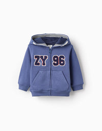 Chaqueta Perchada con Capucha para Bebé Niño 'ZY 96', Azul
