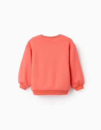 Sudadera Perchada para Bebé Niña 'Jirafa', Naranja