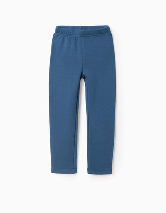 Legging Efecto Térmico para Niña, Turquesa