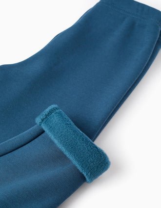 Legging Efecto Térmico para Niña, Turquesa