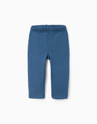 Pantalón Perchado para Bebé Niña, Turquesa