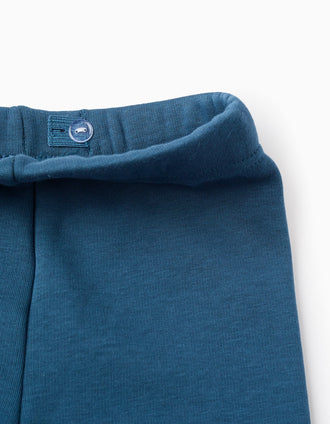 Pantalón Perchado para Bebé Niña, Turquesa