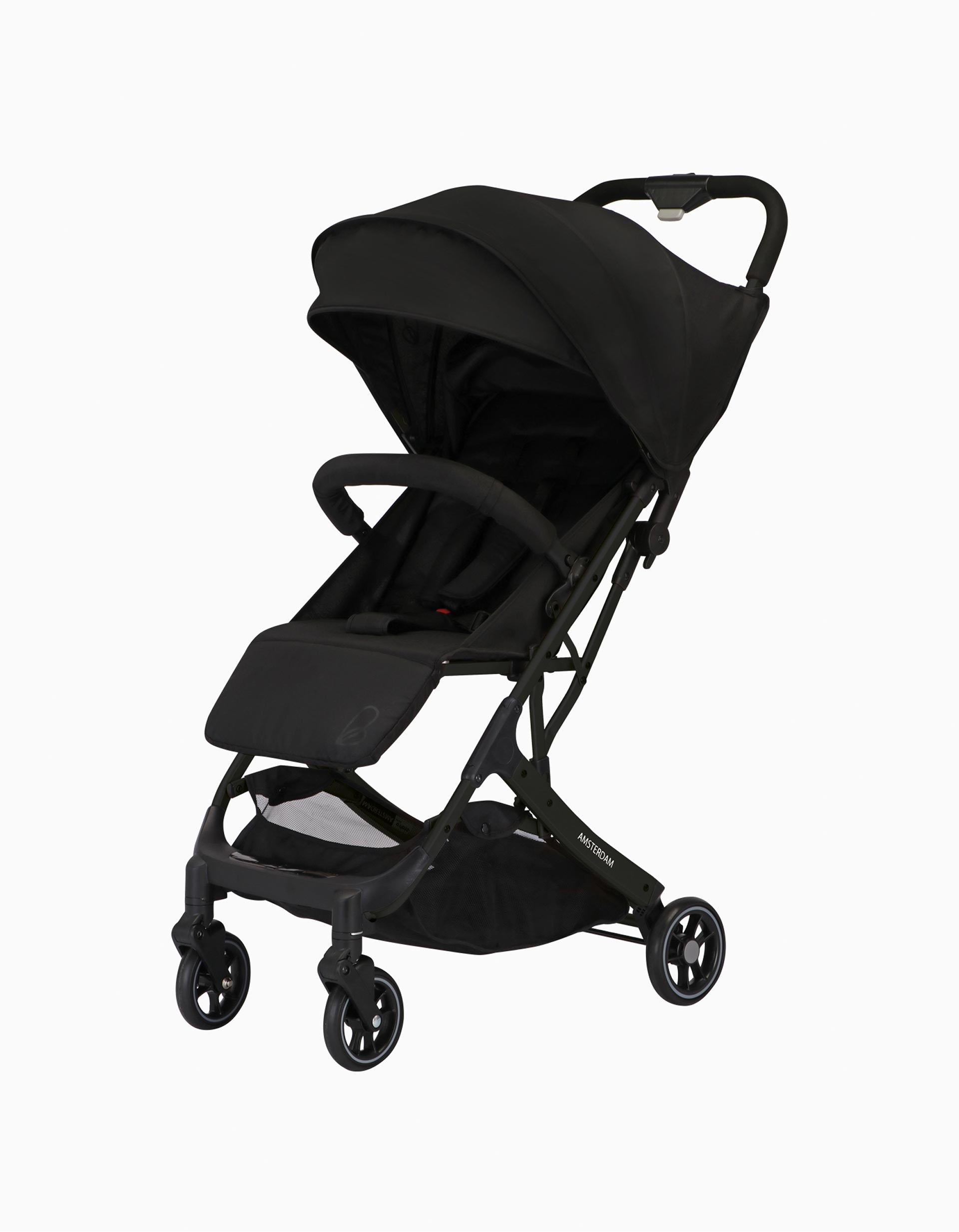 Carrinho De Passeio Asalvo Amsterdam 6M+, Black