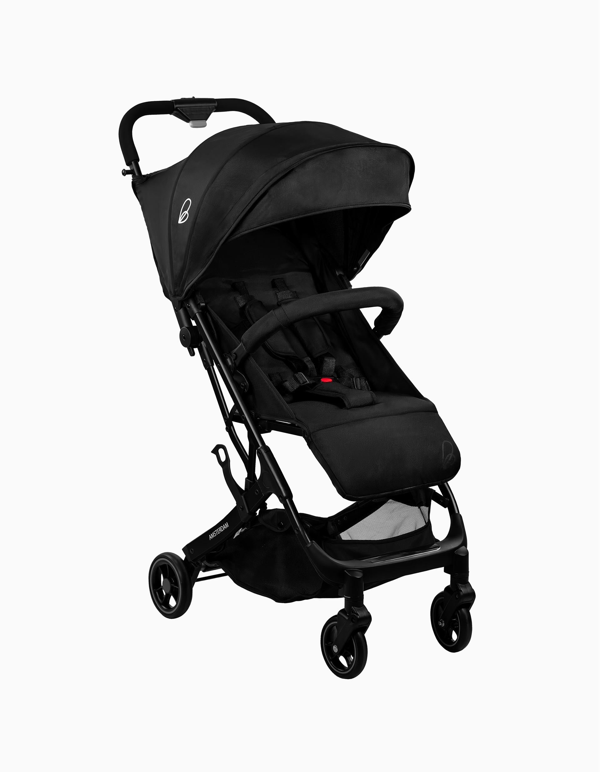 Carrinho De Passeio Asalvo Amsterdam 6M+, Black