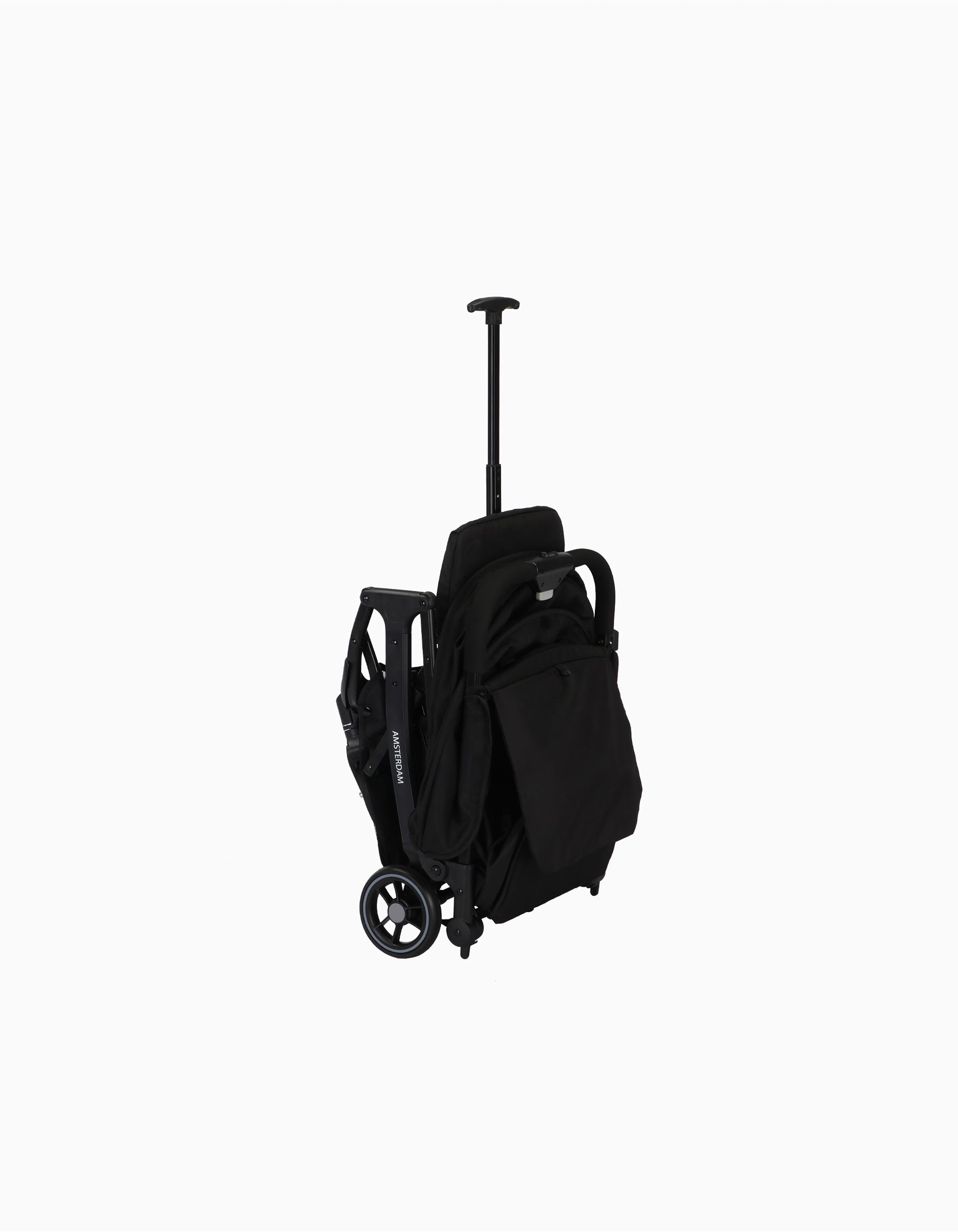 Carrinho De Passeio Asalvo Amsterdam 6M+, Black