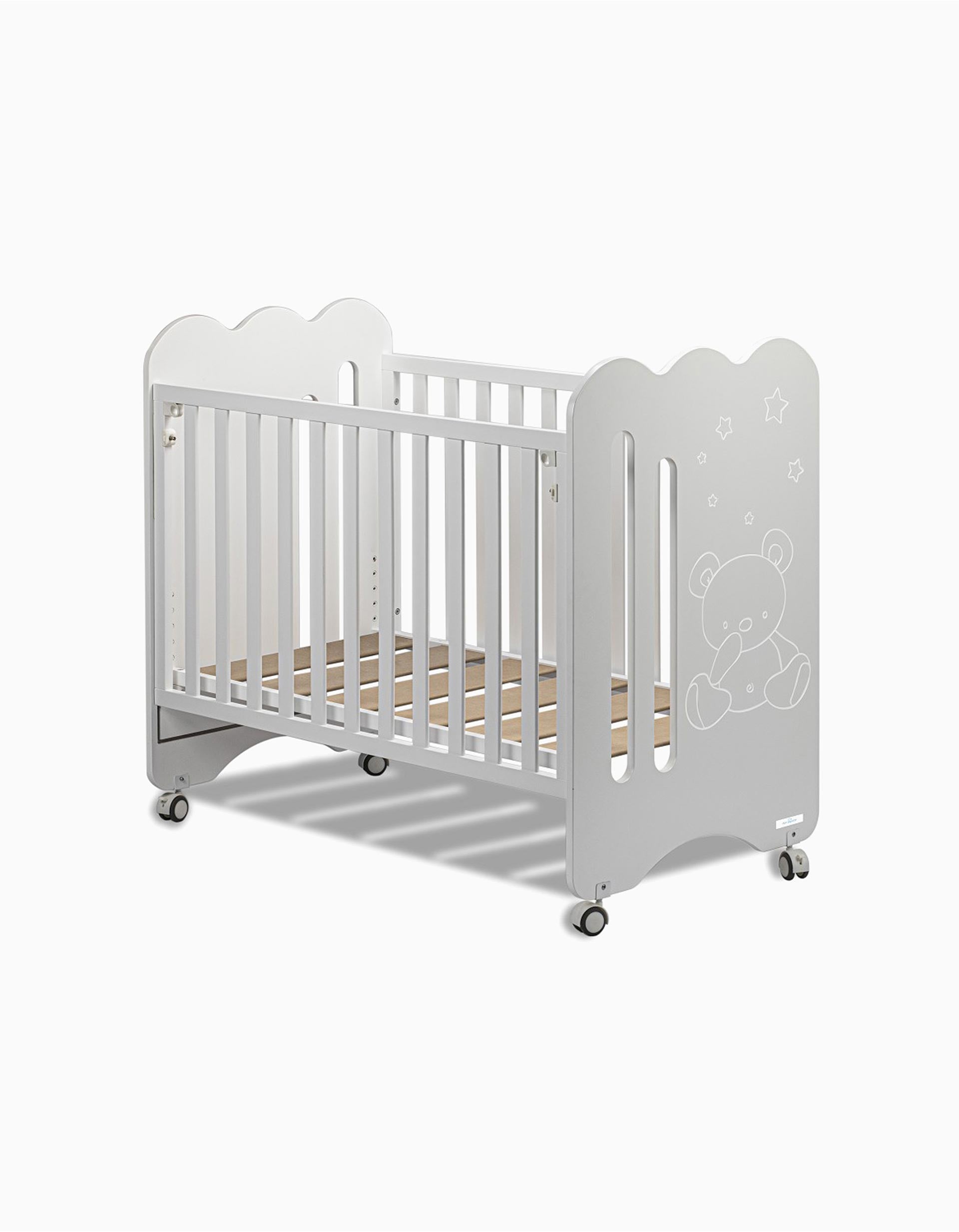 Cama Co-Sleeping Don Algodon Curve White 120X60Cm