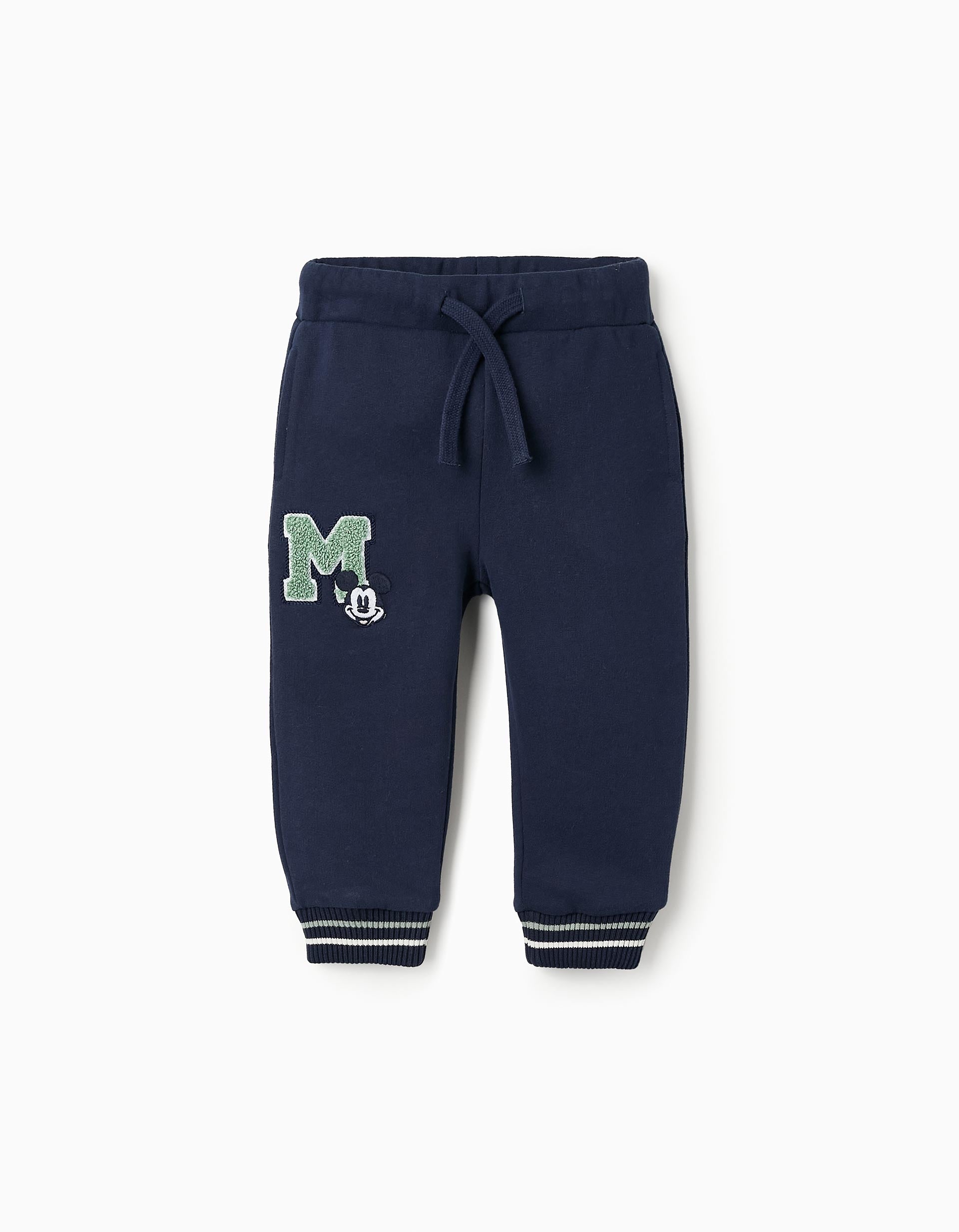 Cotton Trousers for Baby Boys 'Mickey', Dark Blue