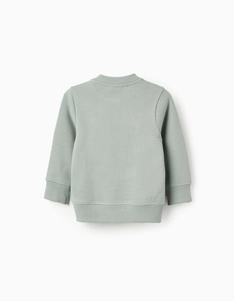 Sudadera de Algodón para Bebé Niño 'Mickey', Verde