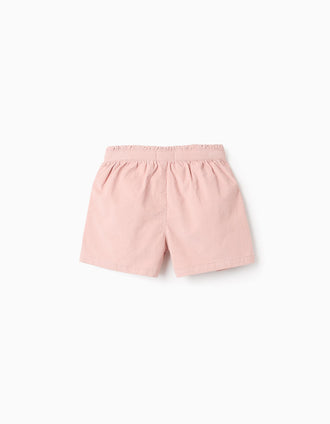 Bermuda de Pana para Niña, Rosa