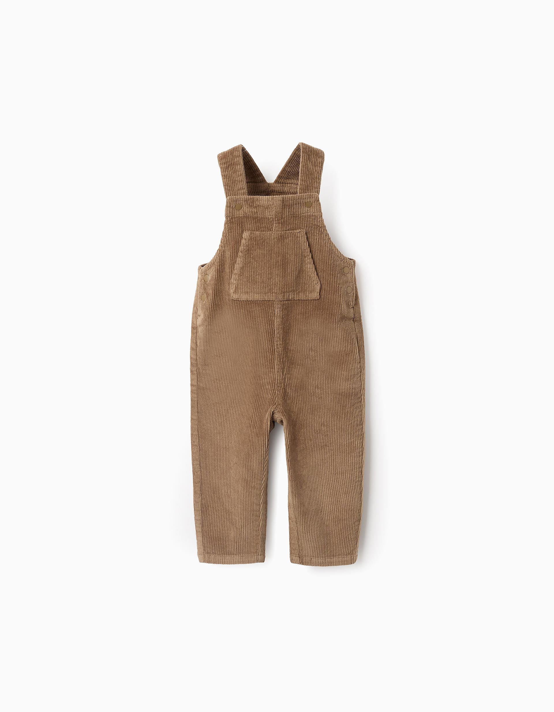 Corduroy Dungarees for Baby Boys, Camel