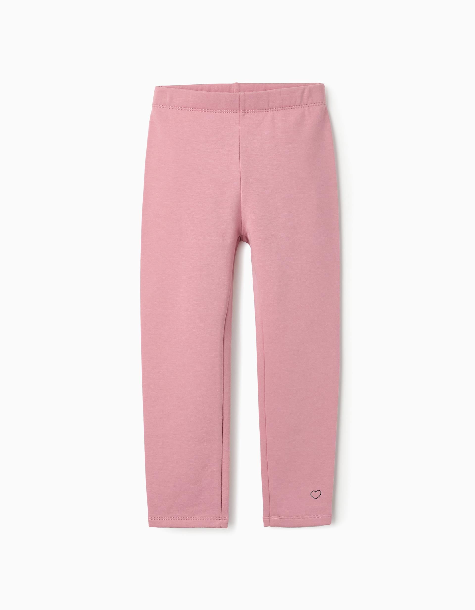 Brushed Leggings for Girls, Pink