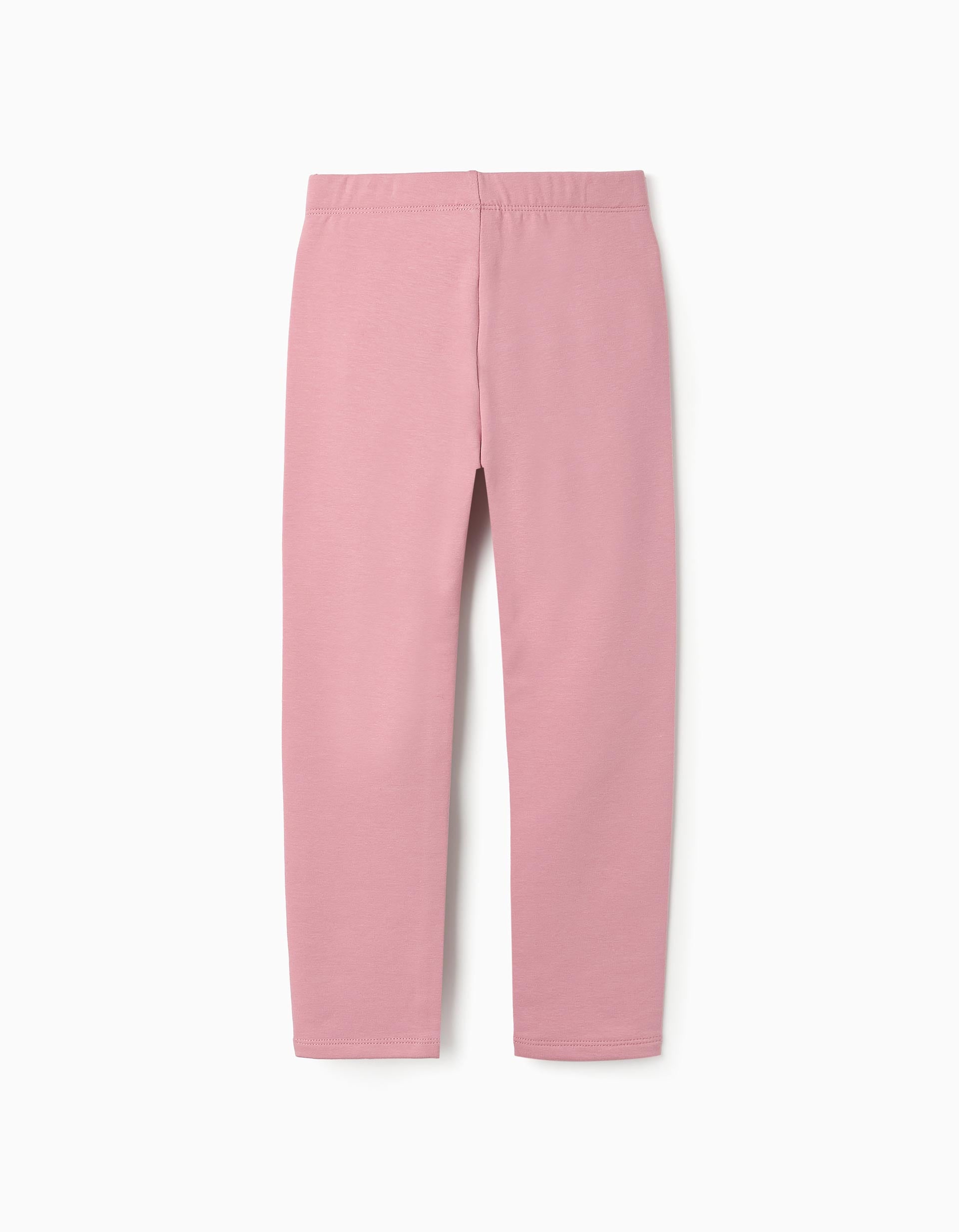 Brushed Leggings for Girls, Pink