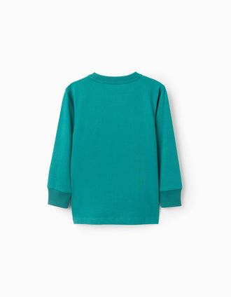 Camiseta de Manga Larga para Niño 'Taking Over', Verde
