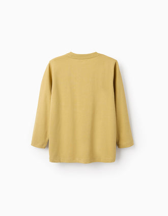 Camiseta de Manga Larga para Niño 'Arts & Crafts', Amarillo