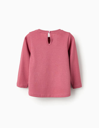Pack 2 Camisetas de Manga Larga de Algodón para Bebé Niña 'Sweet', Rosa