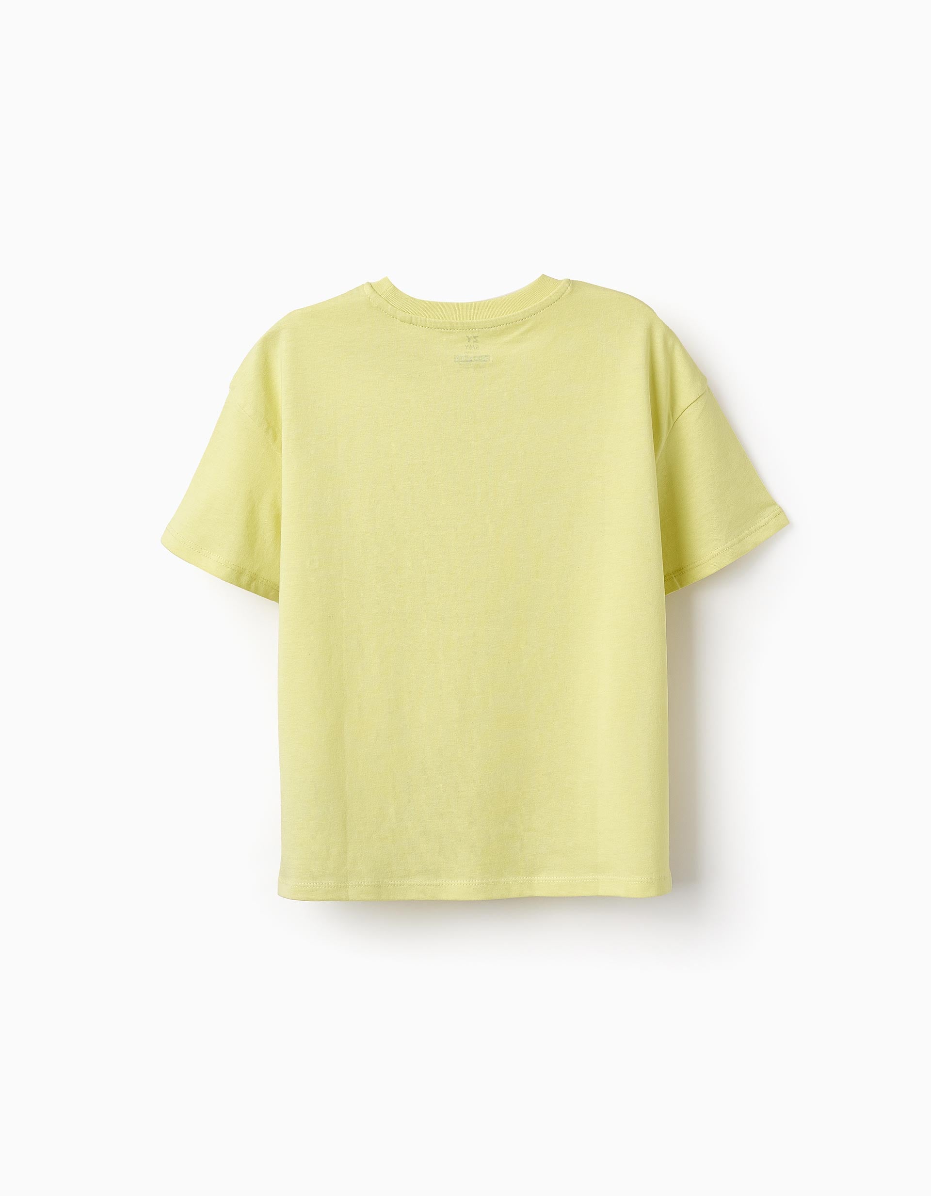 Cotton T-shirt for Boys 'Chicago', Neon Green