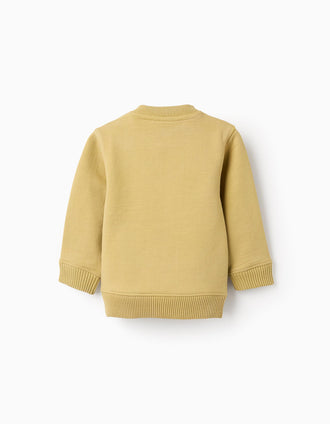 Sweat en Coton pour Bébé Garçon 'Water House', Jaune