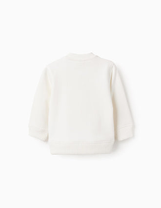 Sweat en Coton pour Bébé Garçon 'Kelmscott Manor', Blanc