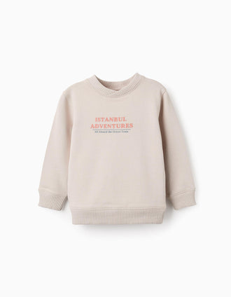 Sudadera de Algodón para Niño 'Istanbul', Beige