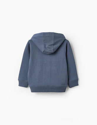 Chaqueta de Algodón con Capucha para Niño 'Rails', Azul