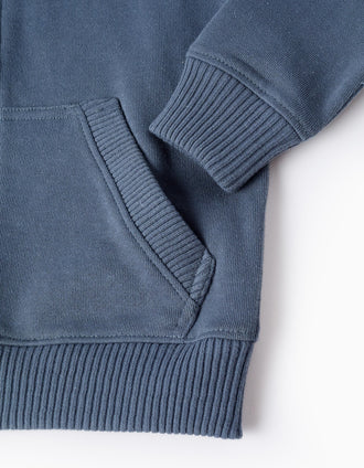 Chaqueta de Algodón con Capucha para Niño 'Rails', Azul