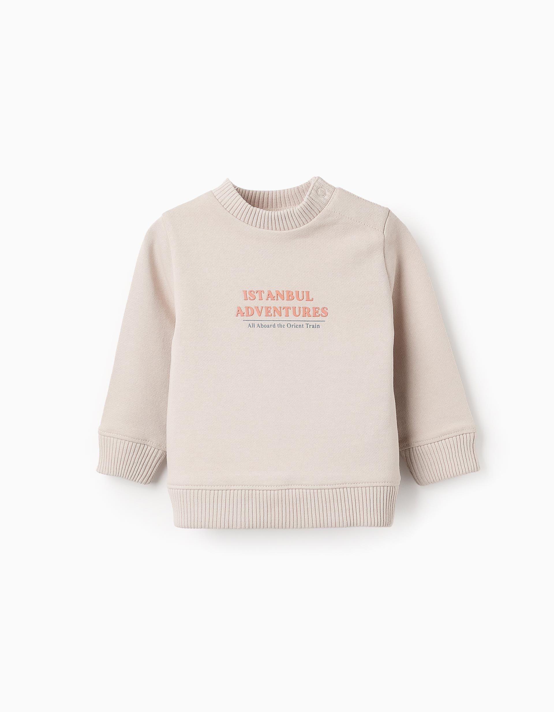 Sudadera de Algodón para Bebé Niño 'Estambul', Beige