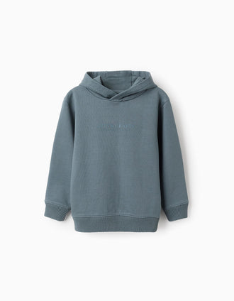 Sudadera de Algodón con Capucha para Niño 'Arts & Crafts', Azul