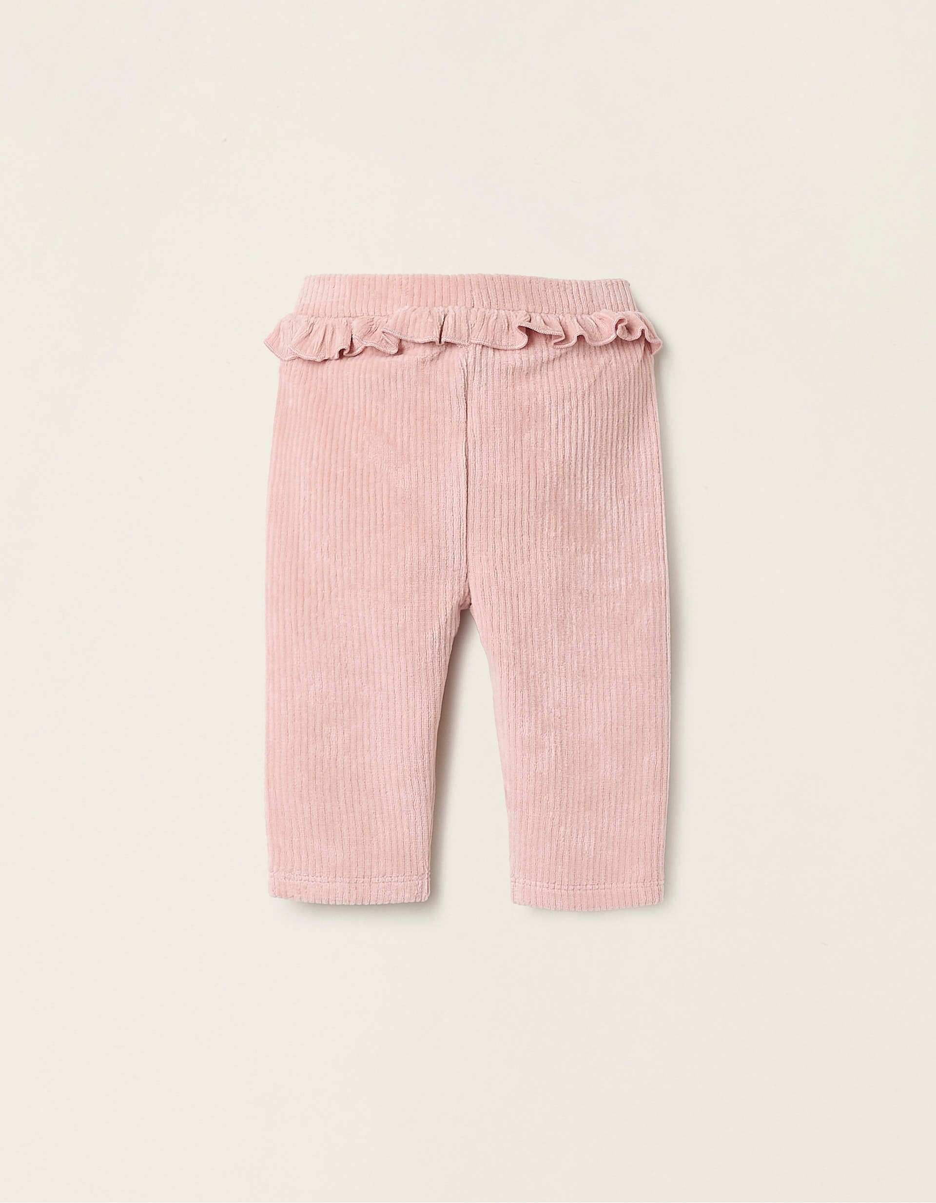 Corduroy Trousers for Newborn Girls, Pink