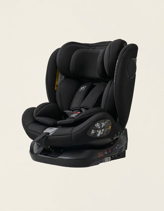 Silla de Coche I-Size ZY Safe Primecare con Isofix (40-150 cm), Negro