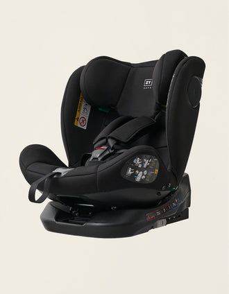 Silla de Coche I-Size ZY Safe Primecare con Isofix (40-150 cm), Negro